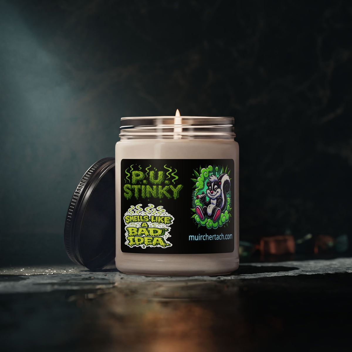 P.U. Stinky Candle - Fun Scented Soy Candle, Unique Gift, Home Fragrance, Quirky