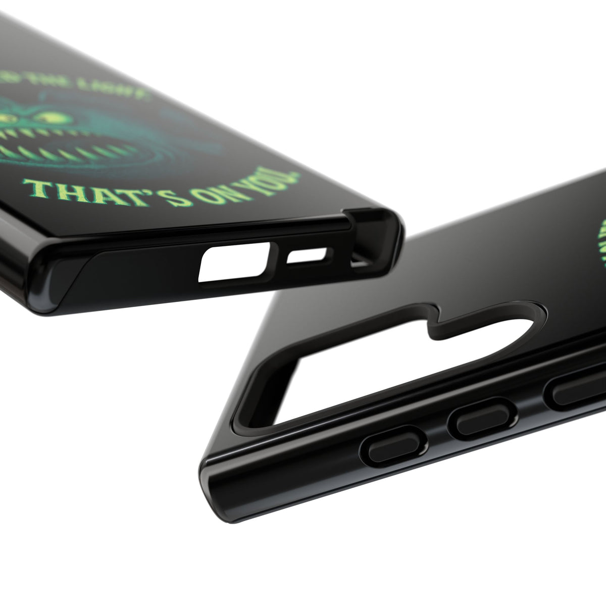Anglerfish Phone Case – “You Followed The Light, That’s On You” Glow Horror Protective Case