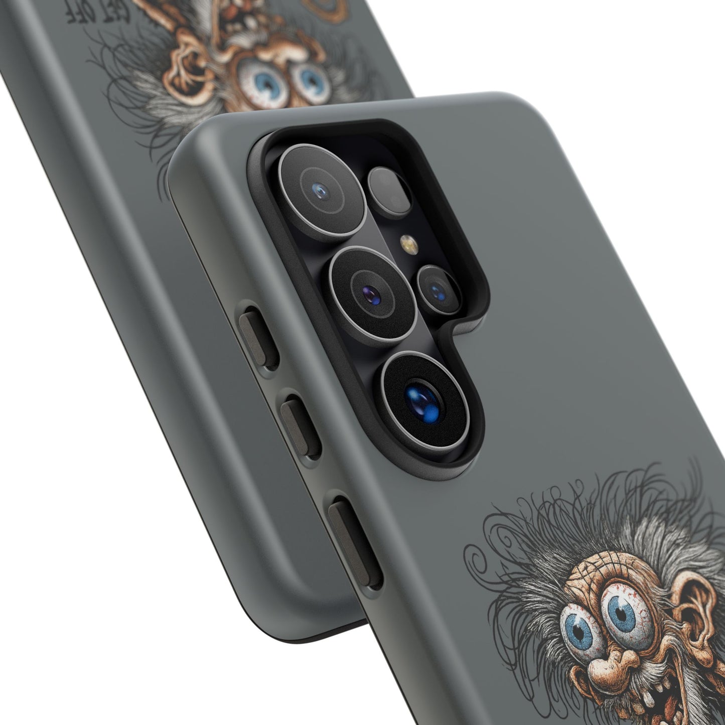 Phone Case — Funny Grumpy Troll Design: “Get Off My Lawn” Protective Cover