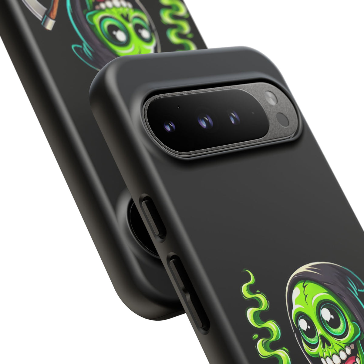 Grinning Green Reaper Phone Case