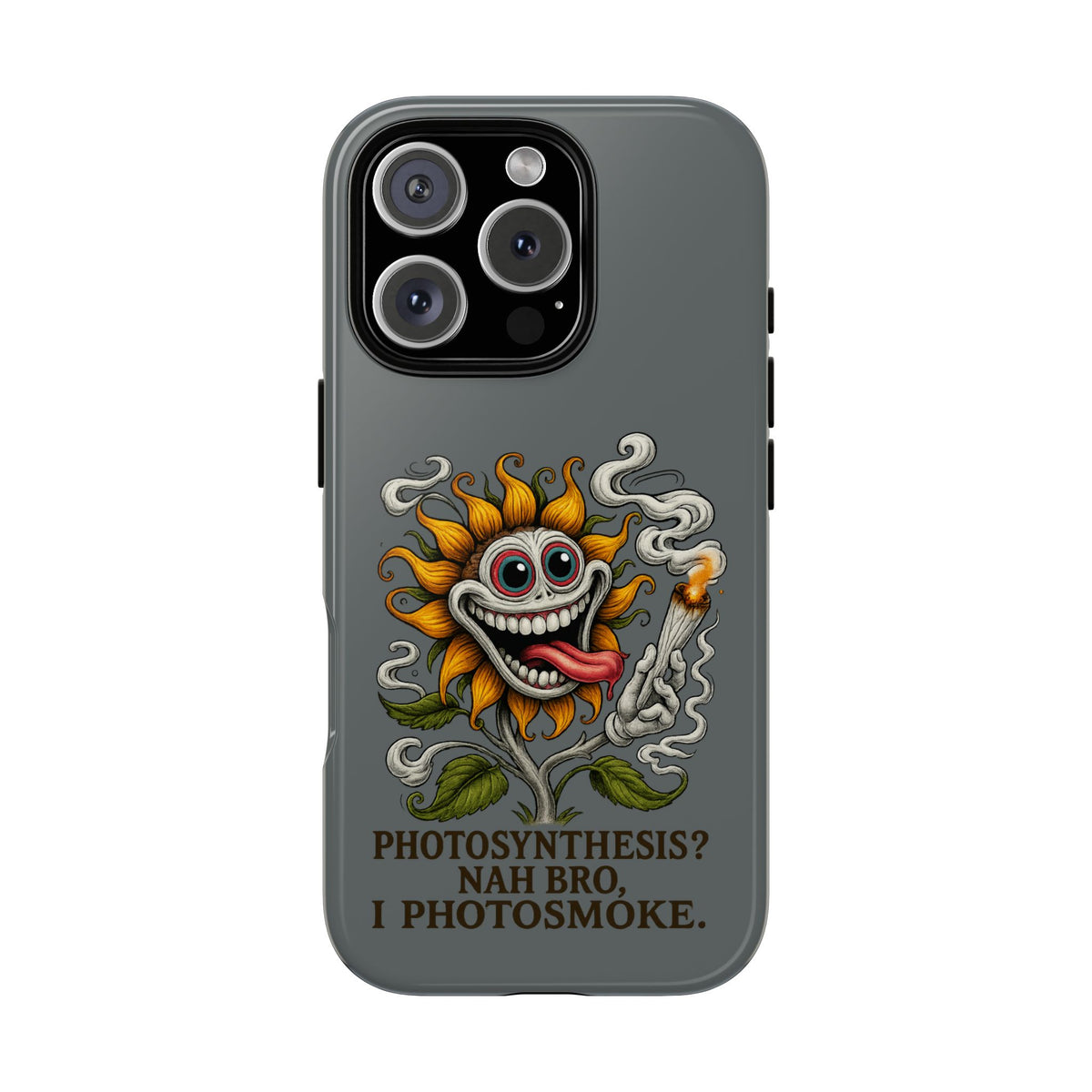 Photosmoke Sunflower Phone Case — Funny Stoner Botanical iPhone Cover