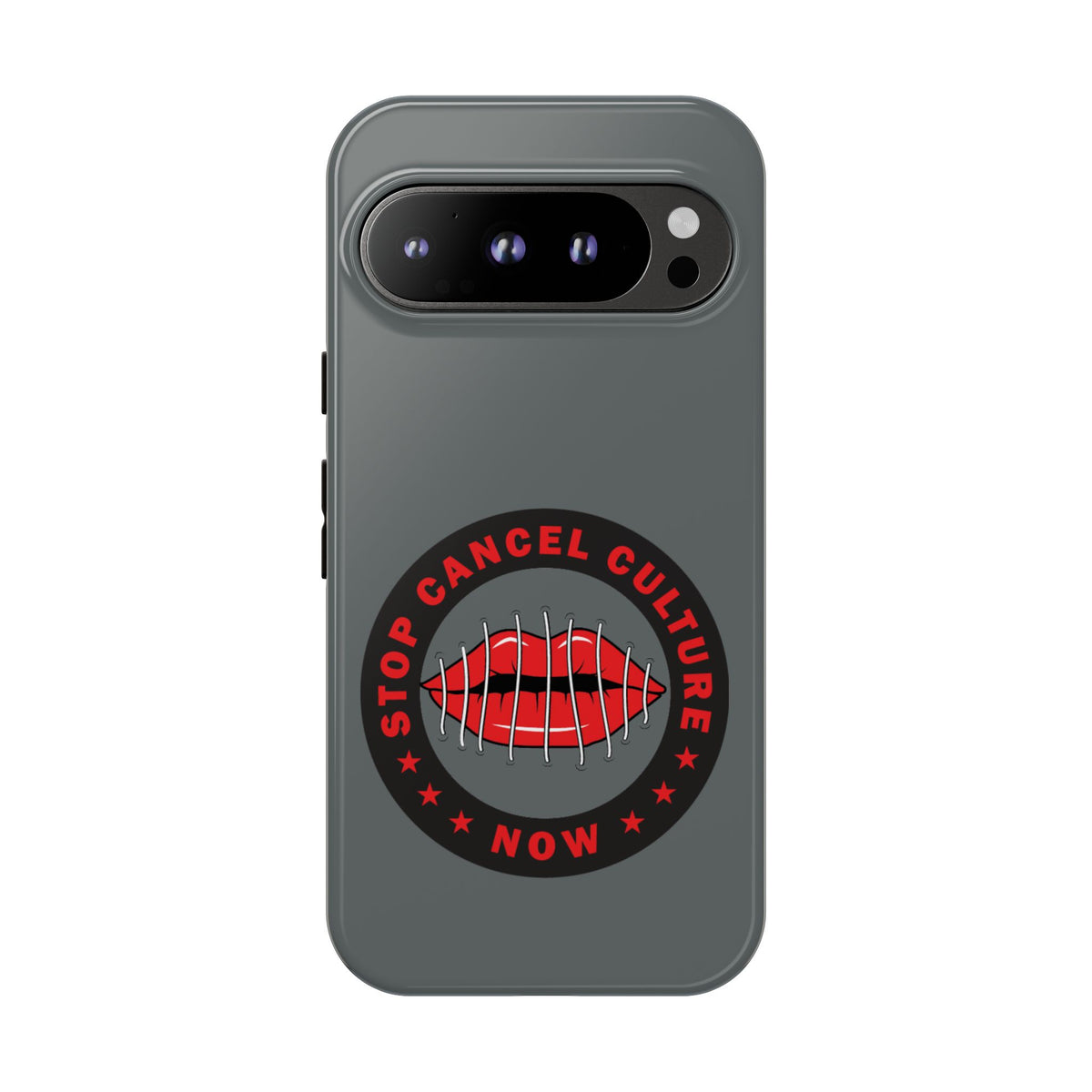 Phone Case — "Stop Cancel Culture Now" Graphic Tough Protective Case