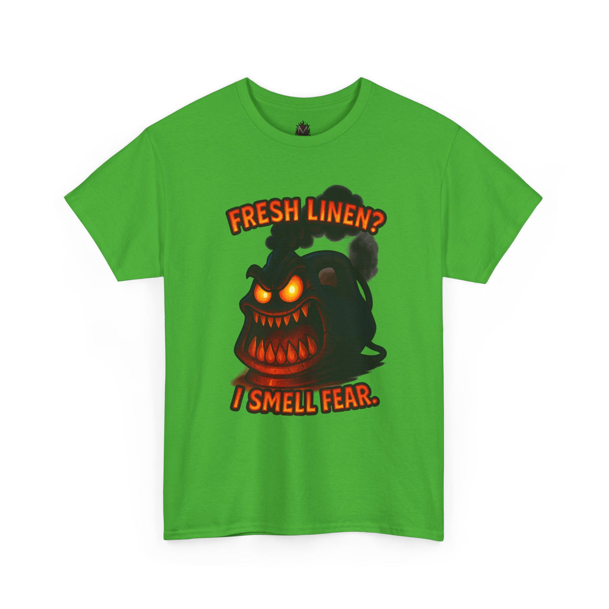 Fresh Linen? I Smell Fear Tee | Scary Laundry Monster Halloween Shirt