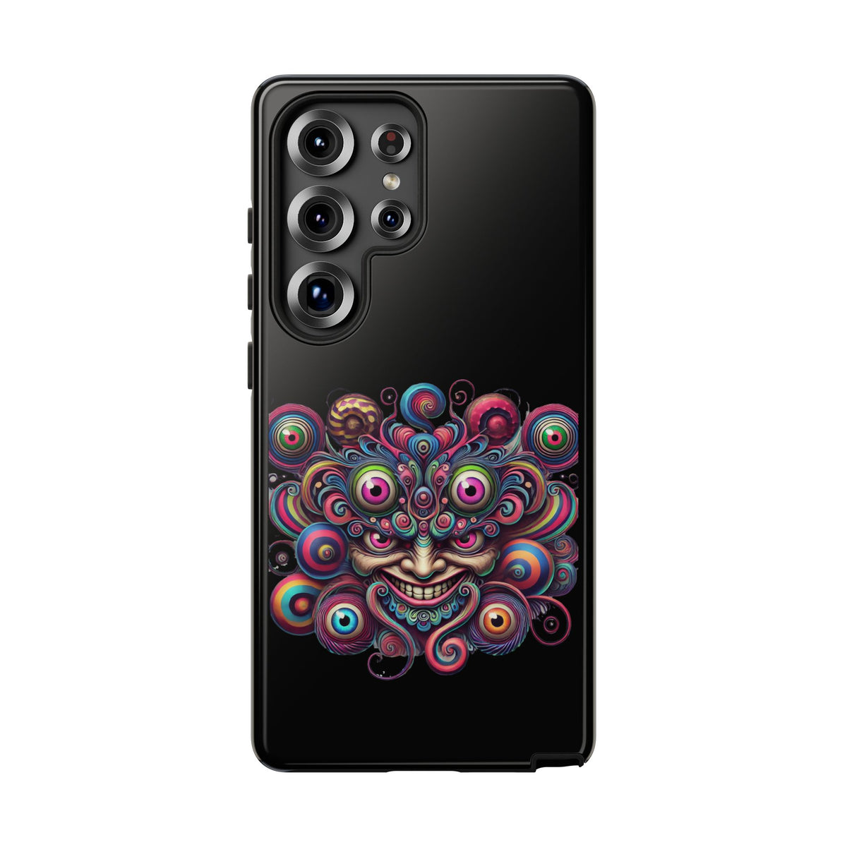 Psychedelic Smiling Eye Cluster Phone Case