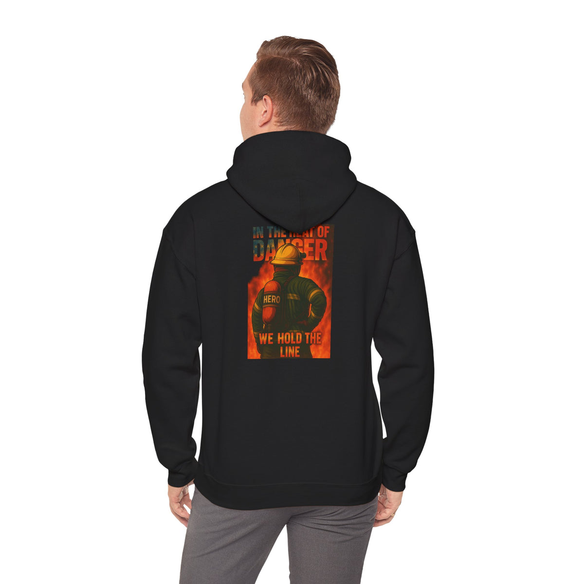Heat of Danger Firefighter Hoodie