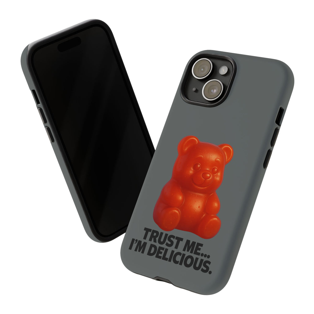 Phone Case — Red Gummy Bear 'Trust Me... I'm Delicious' Protective Case