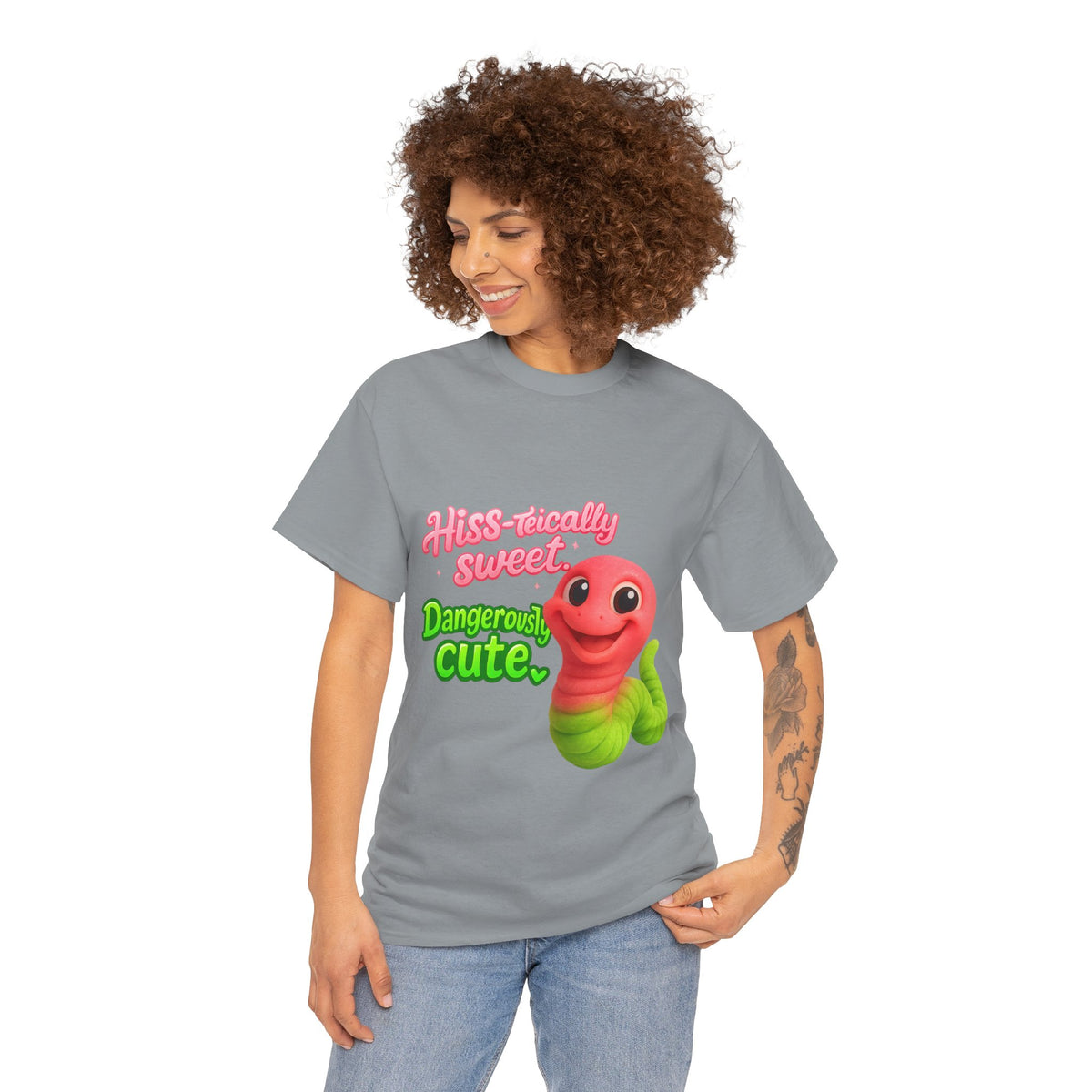 Hiss-terically Sweet – Dangerously Cute Snake T-Shirt