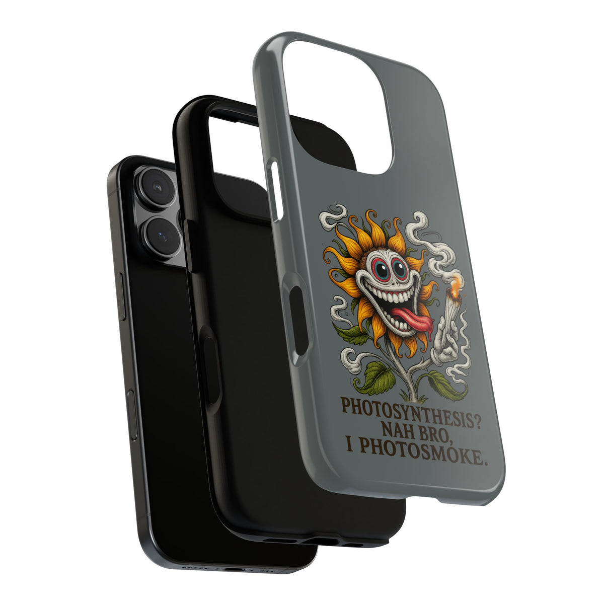 Photosmoke Sunflower Phone Case — Funny Stoner Botanical iPhone Cover