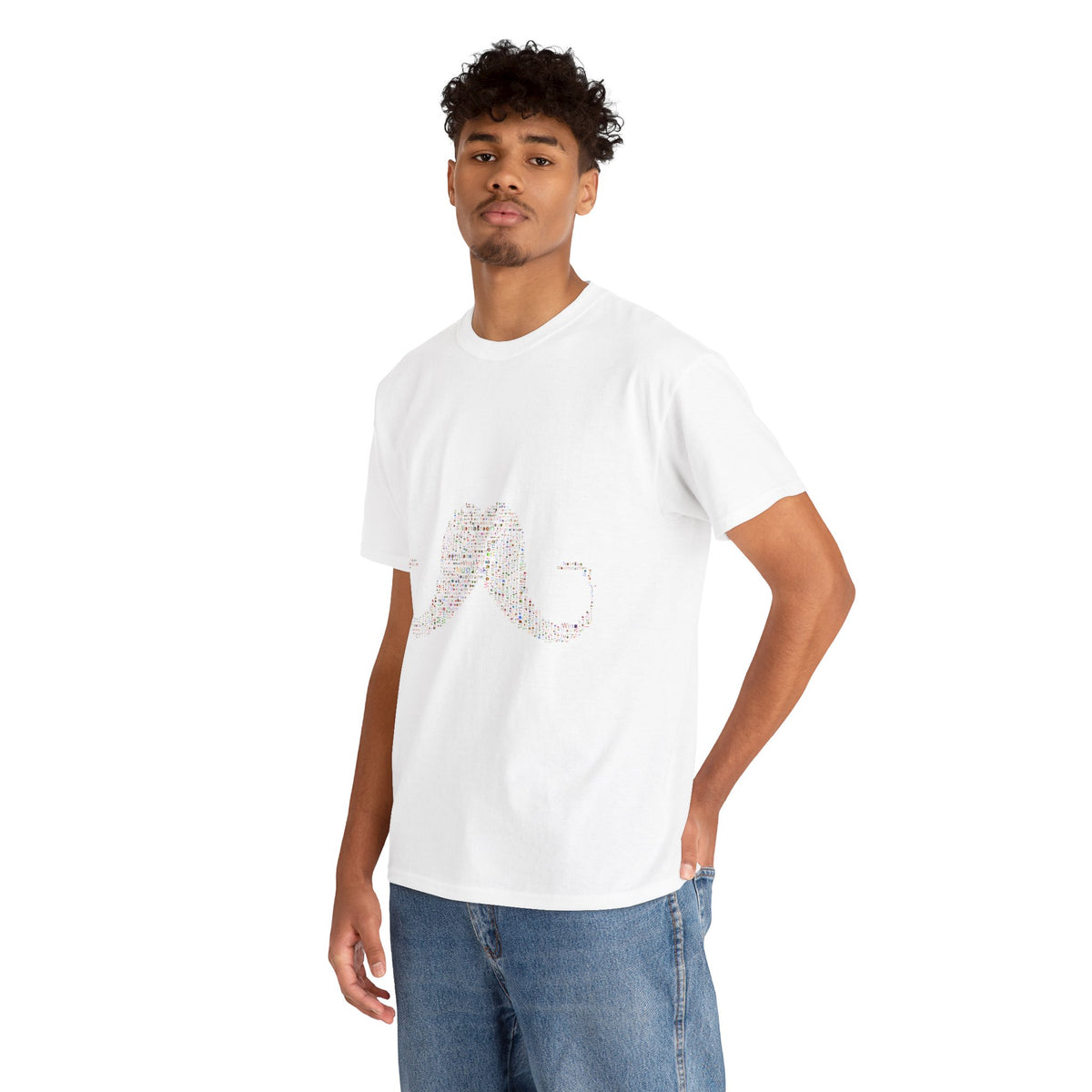 Funny Mustache Tee