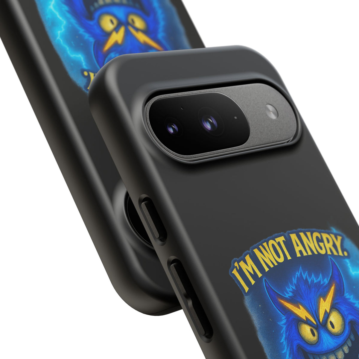 Phone Case - "I'm Not Angry, I'm Fully Charged" Electric Monster Protective Cover
