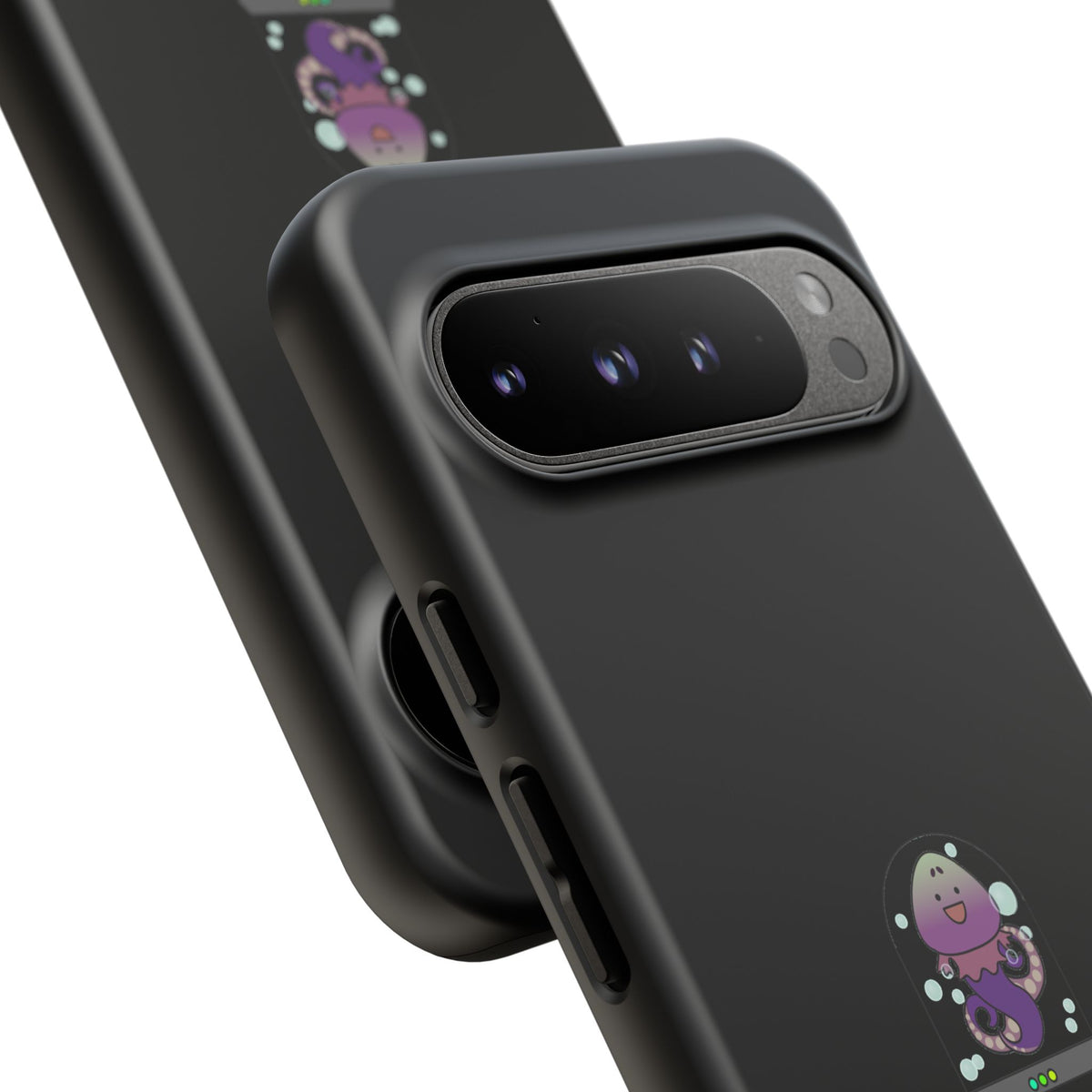 Phone Case — 'Got Protection?' Cute Purple Alien Anti-Shock Protective Cover