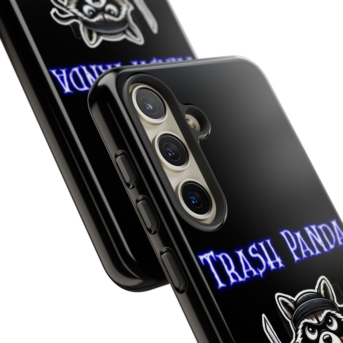 Trash Panda Ninja Phone Case — Cute Raccoon Warrior Protective Case