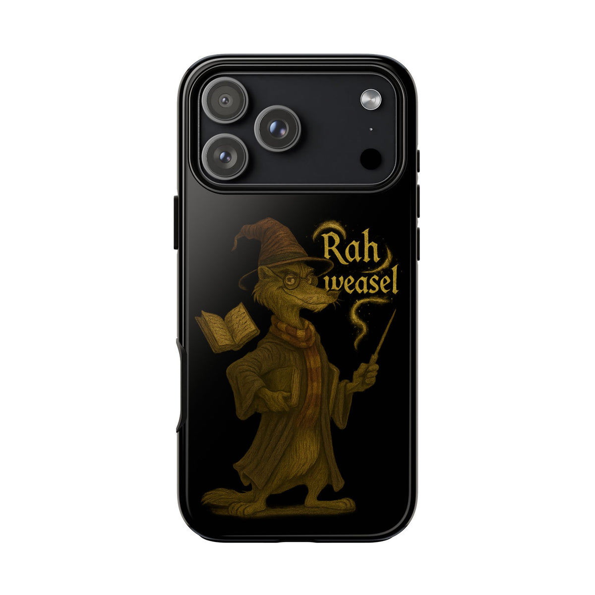 Rah Weasel Wizard Phone Case — Cute Fantasy Magical Creature iPhone Cover