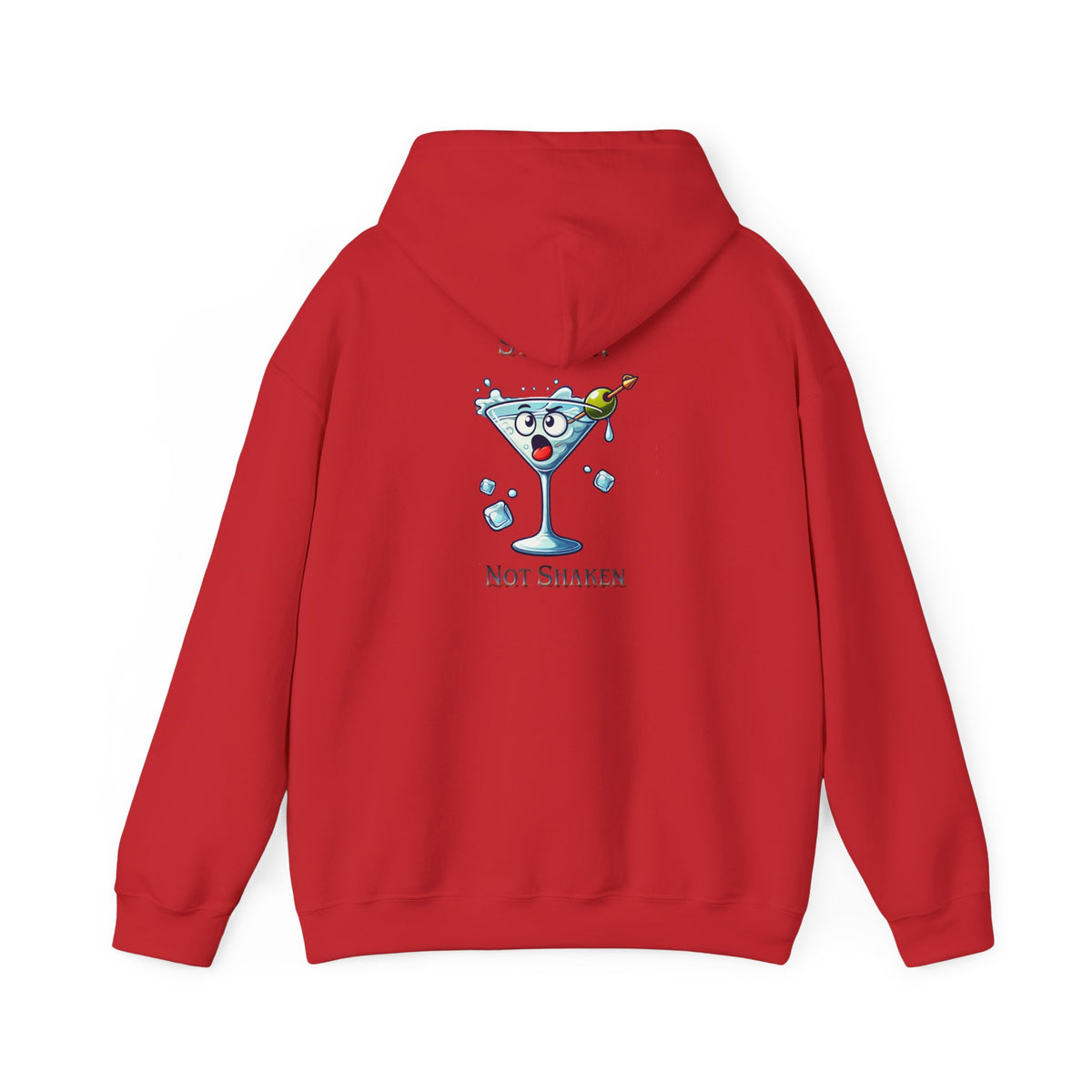 Not Shaken Martini Hoodie – Cute Cocktail Graphic Hooded Sweatshirt
