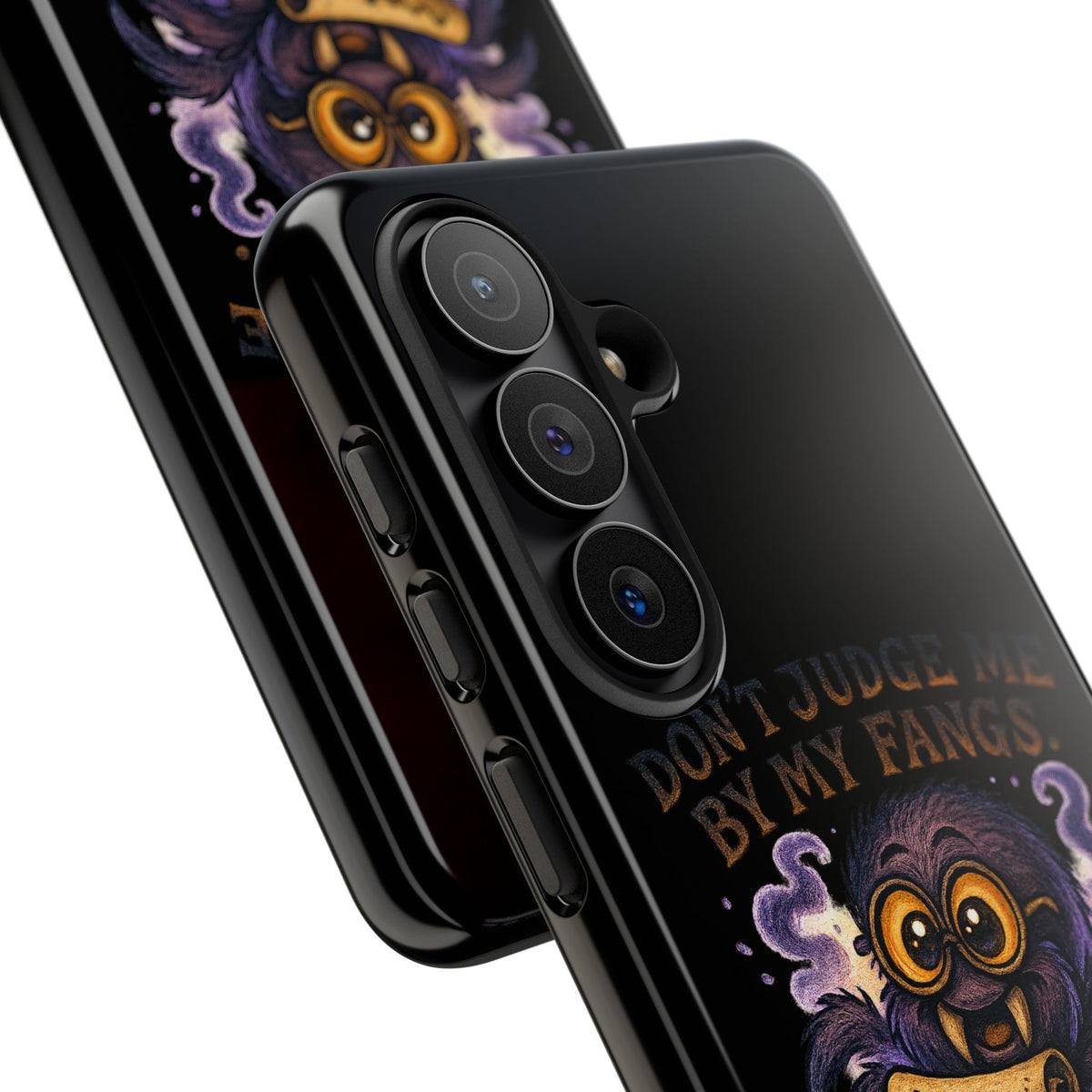 Phone Case — Fiery One-Eyed Demon with "I See Your Soul... And It's Disappointing"