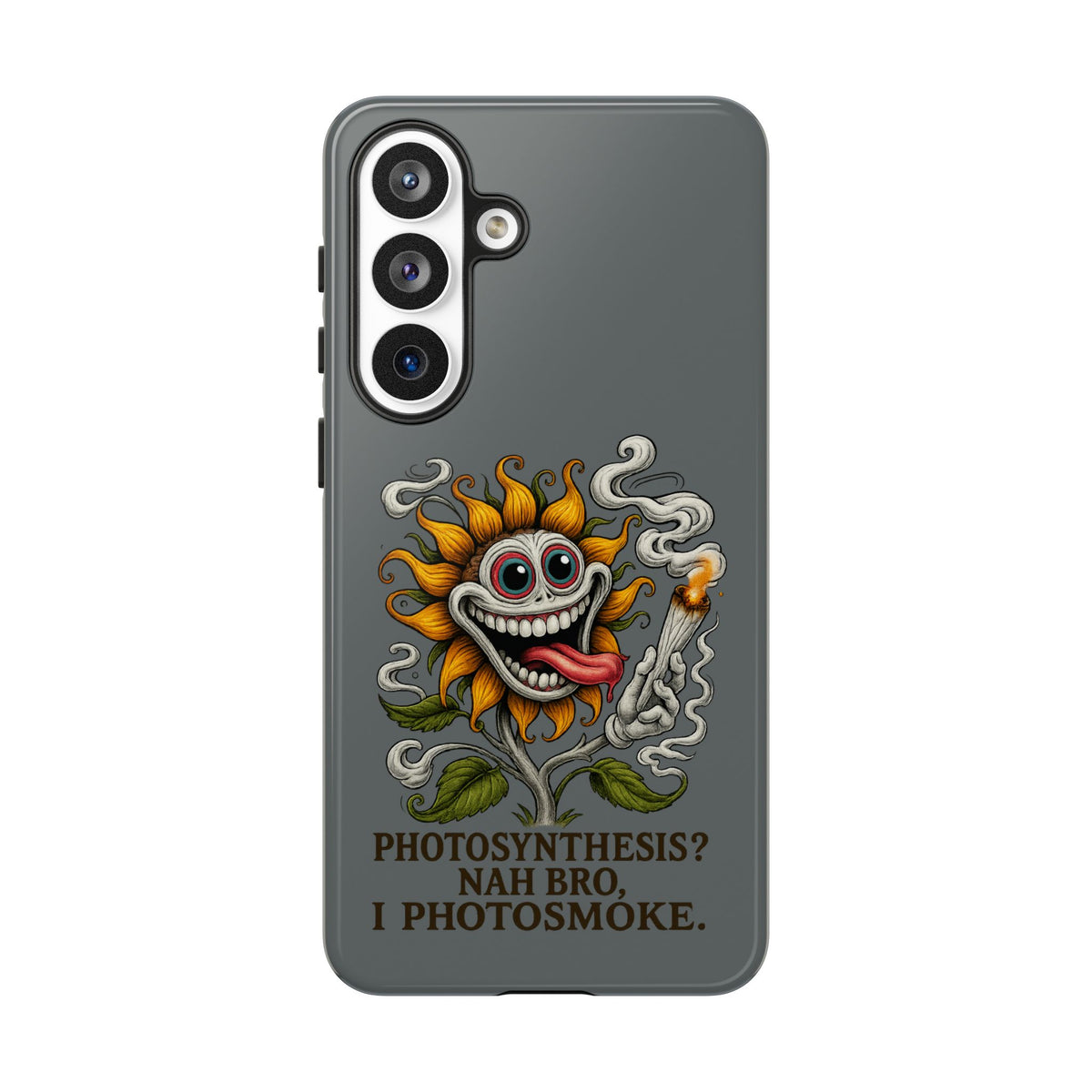 Photosmoke Sunflower Phone Case — Funny Stoner Botanical iPhone Cover