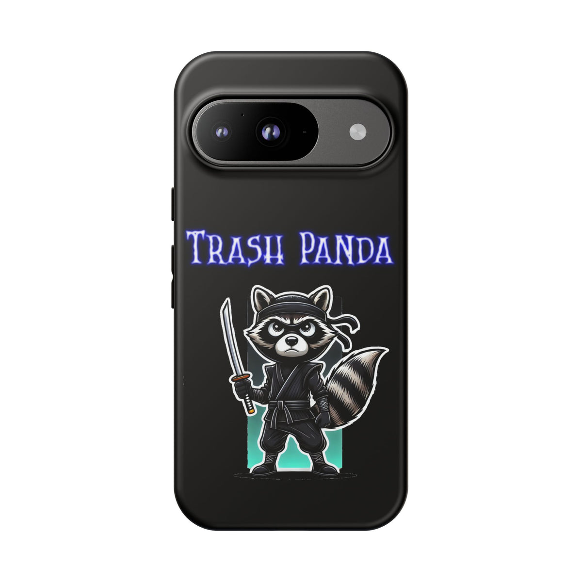 Trash Panda Ninja Phone Case — Cute Raccoon Warrior Protective Case