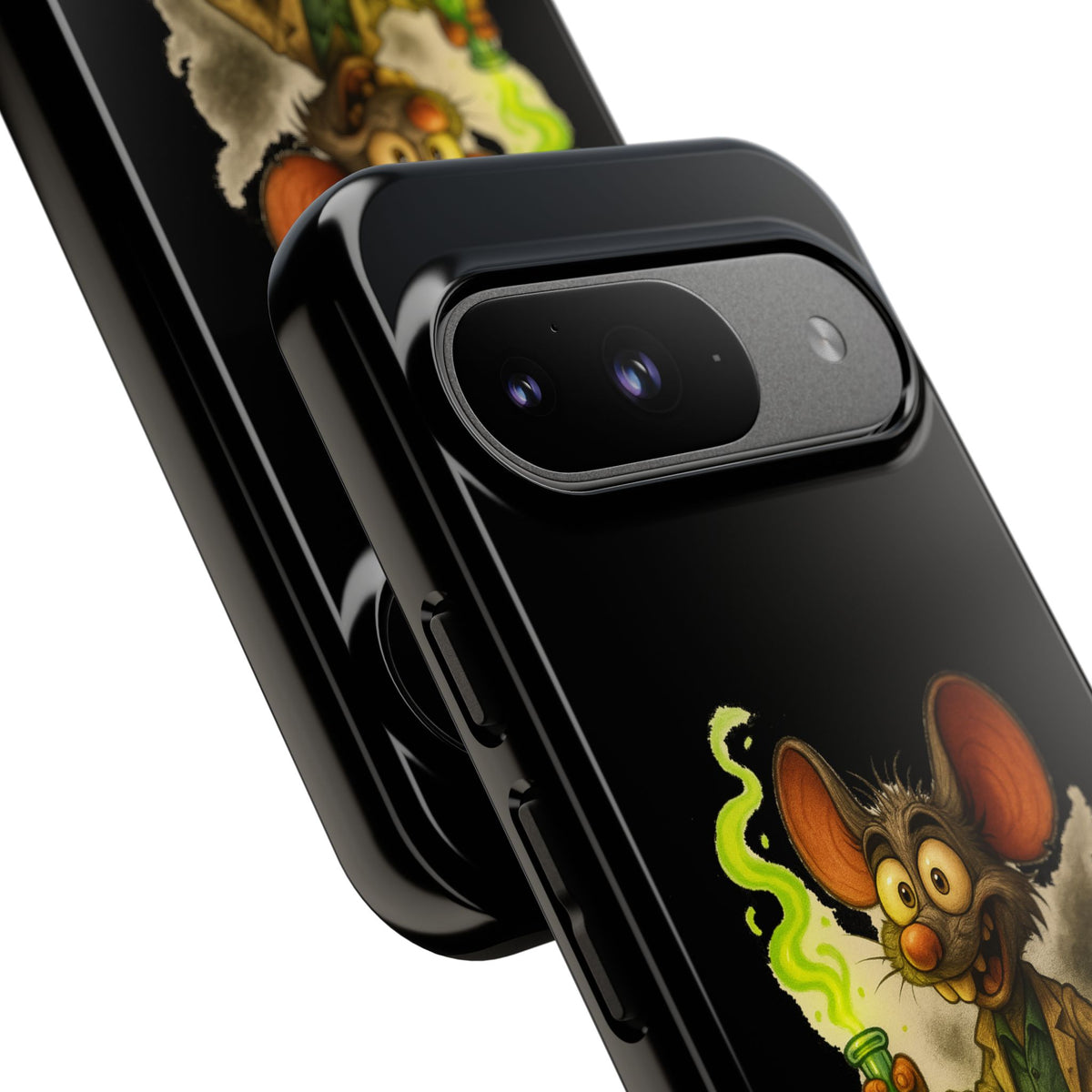 Phone Case — Funny Cartoon Rat "Oops That Wasn't Cheese" Protective Cover