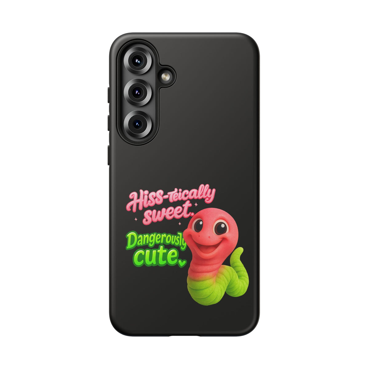 Phone Case — "Hiss-tically Sweet, Dangerously Cute" Worm Design