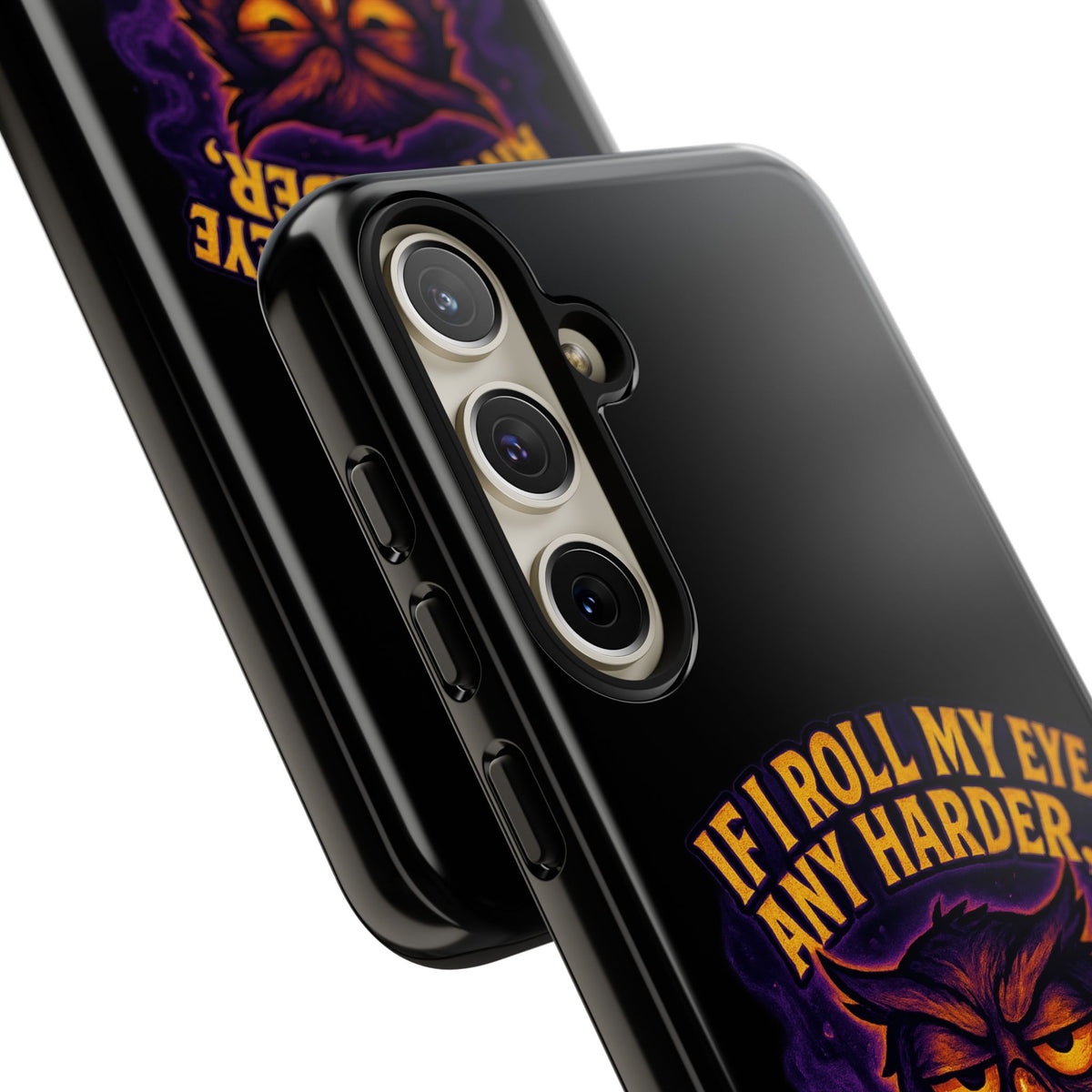 Phone Case — 'If I Roll My Eye Any Harder I'll Take Flight' Owl Graphic