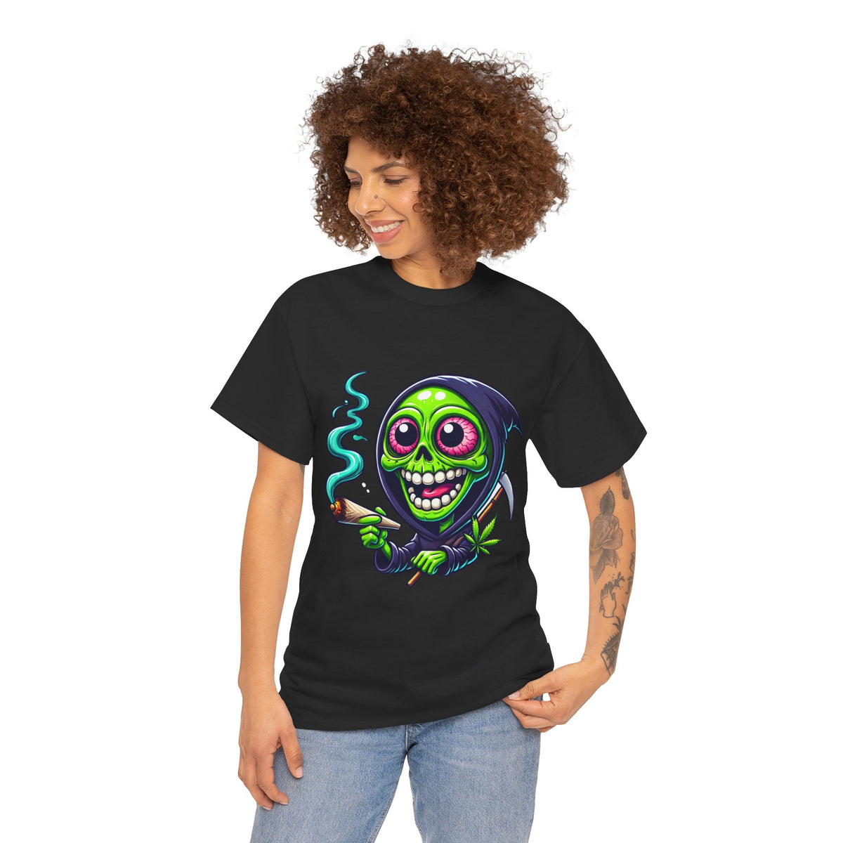 "Grim Reefer" Funny Weed T-Shirt