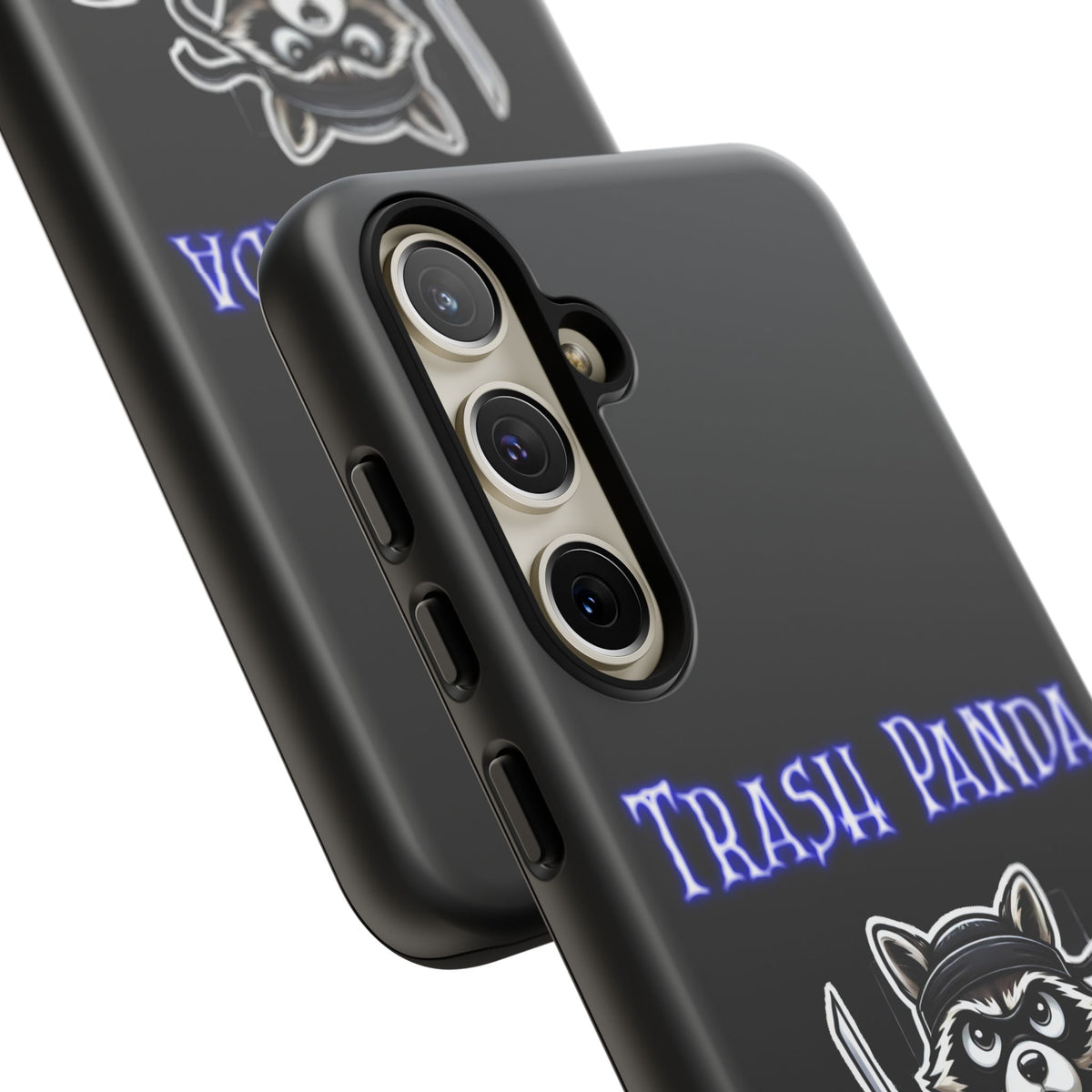 Trash Panda Ninja Phone Case — Cute Raccoon Warrior Protective Case