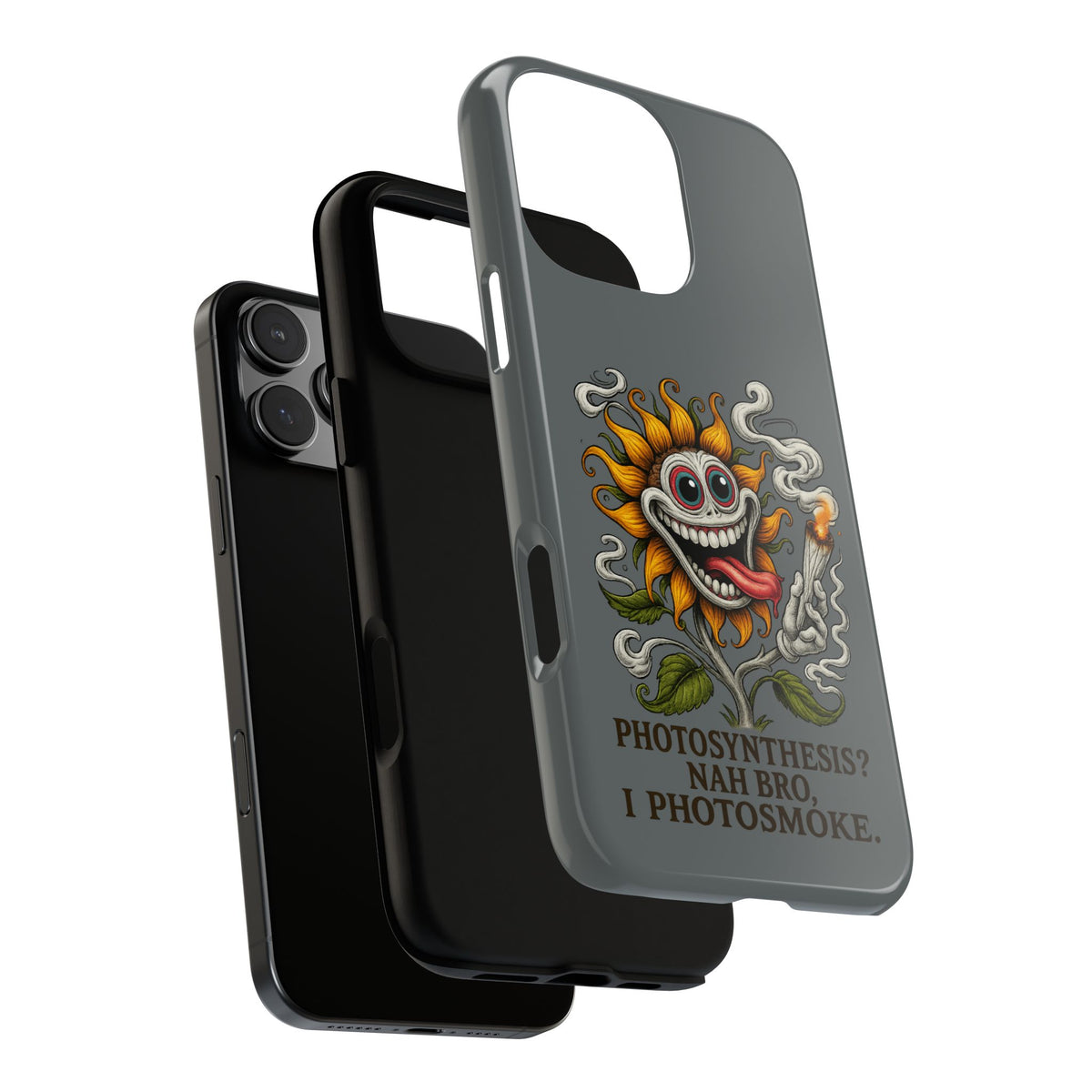 Photosmoke Sunflower Phone Case — Funny Stoner Botanical iPhone Cover