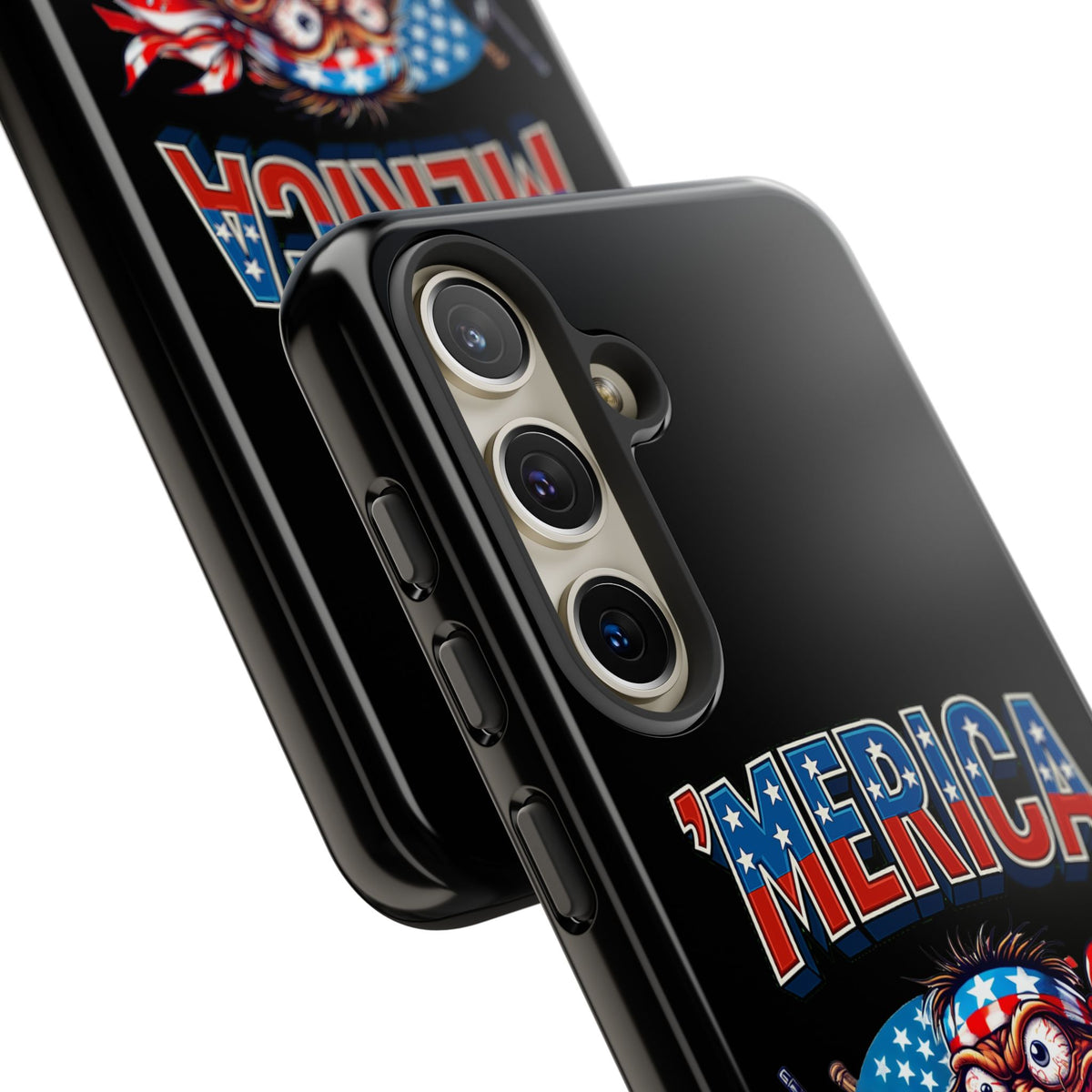 'MERICA Patriotic Phone Case — American Flag Madman Design