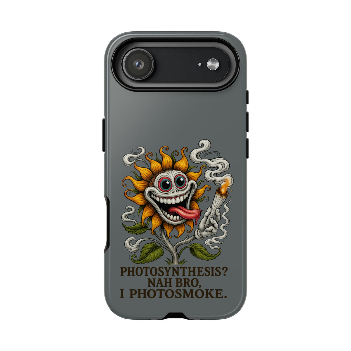 Photosmoke Sunflower Phone Case — Funny Stoner Botanical iPhone Cover