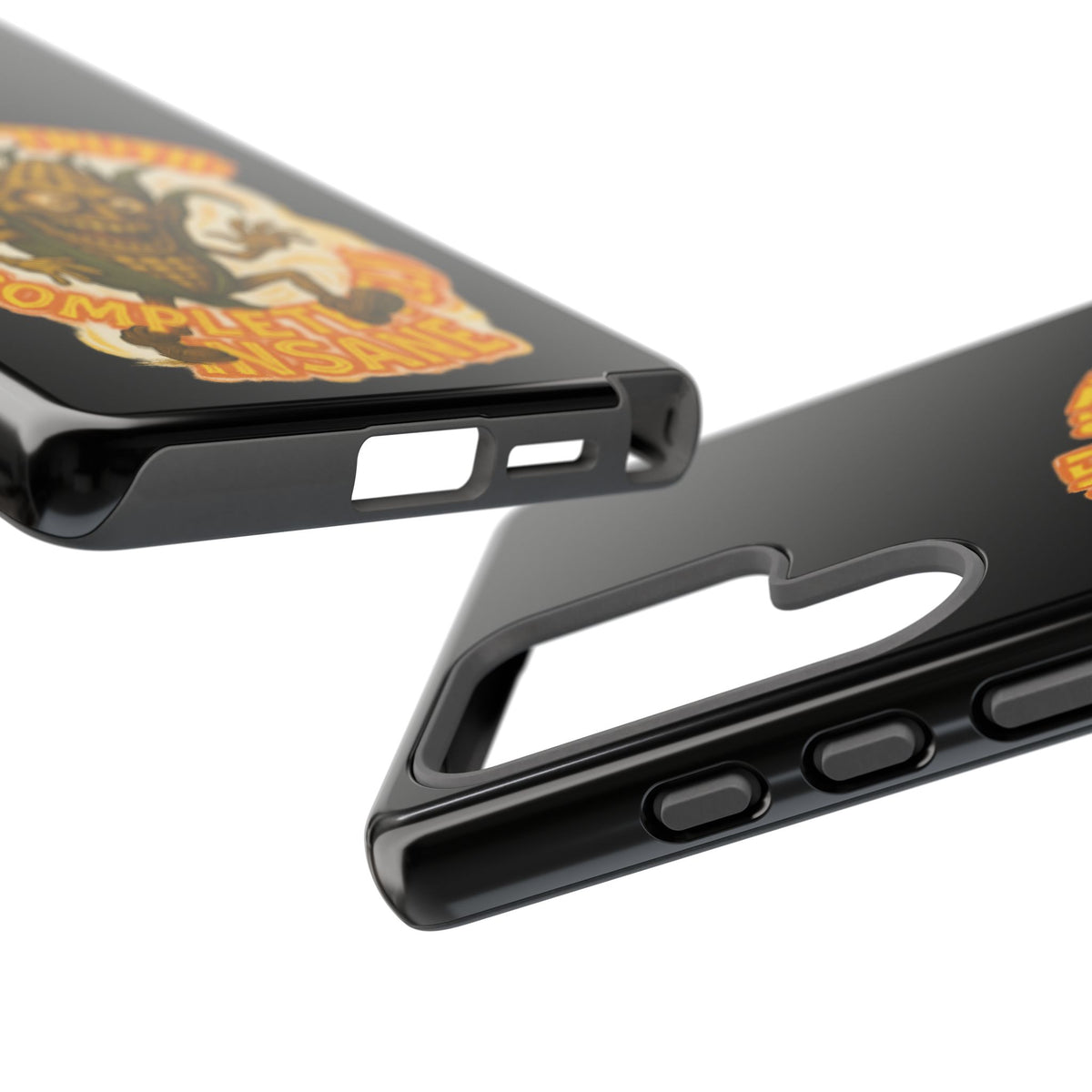 Corny Horror Phone Case - “Kernel of Truth, Completely Insane” Retro Corn Monster