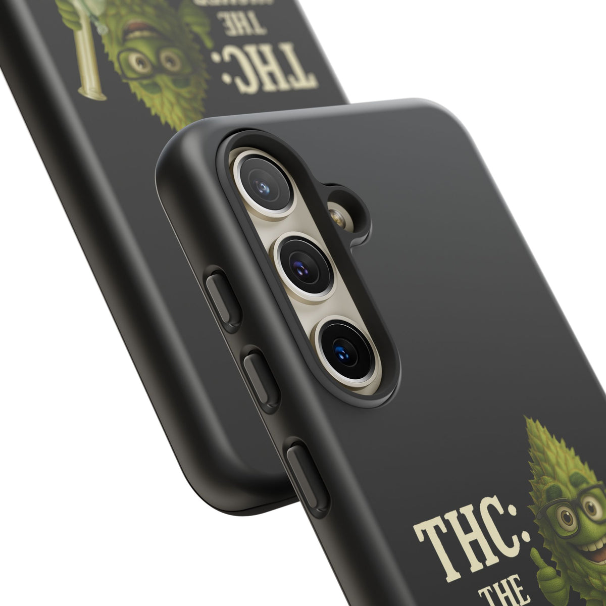 THC The Higher Curriculum Phone Case – Funny Cannabis Nug Cartoon iPhone Case