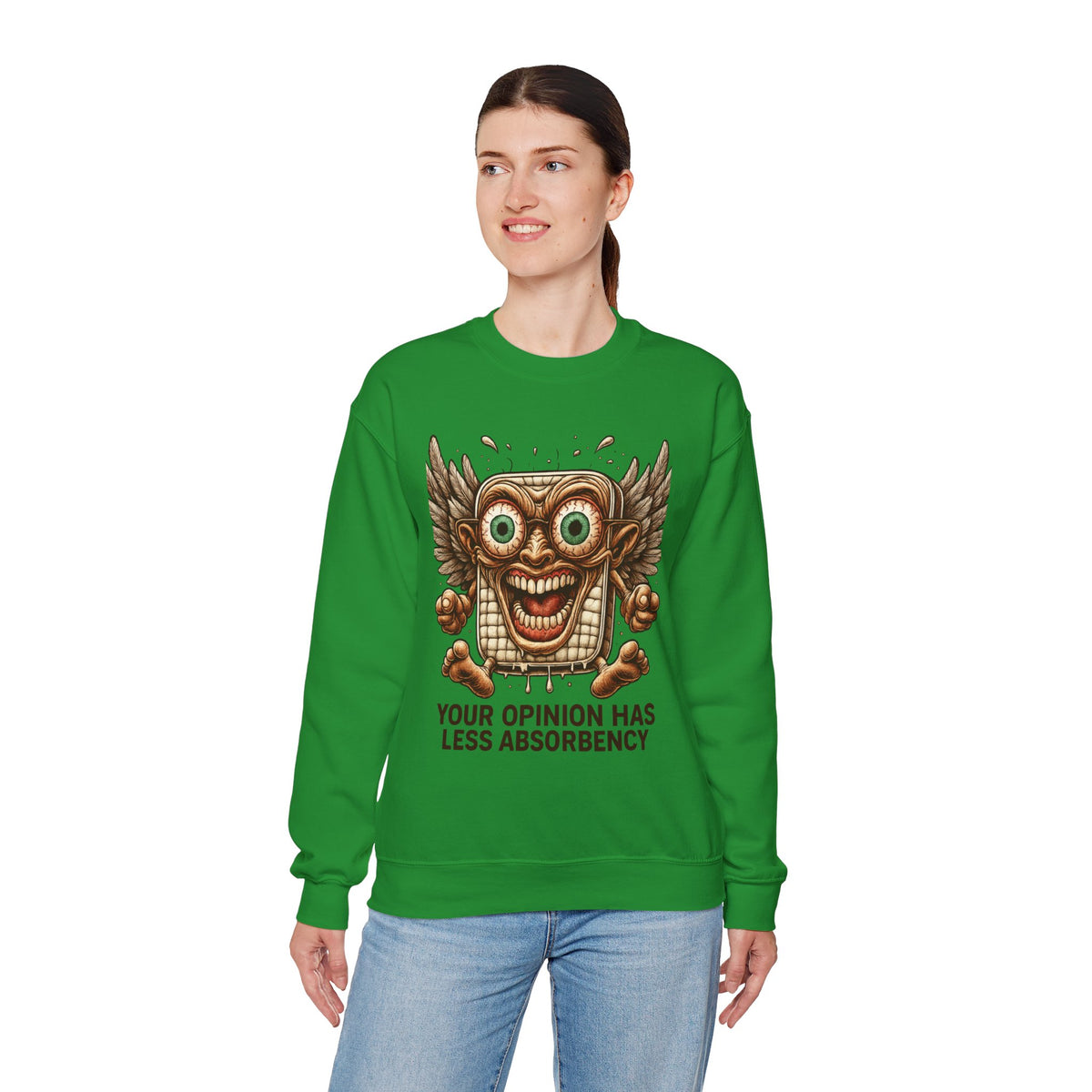 Your Opinion Has Less Absorbency – Flying Maxipad Sweatshirt