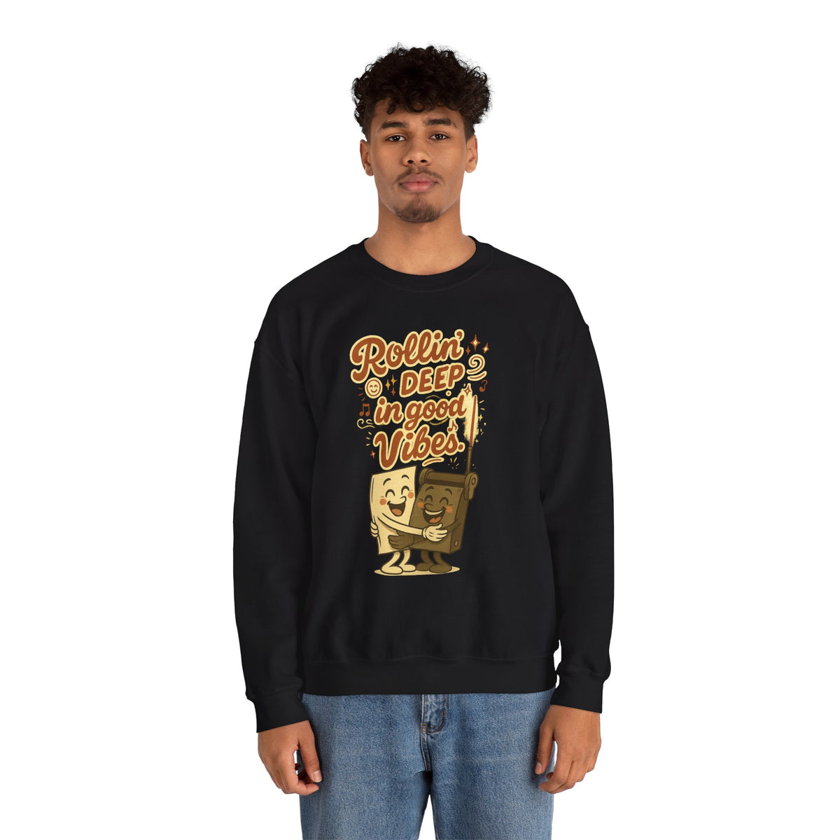 Rollin' Deep in Good Vibes Crewneck