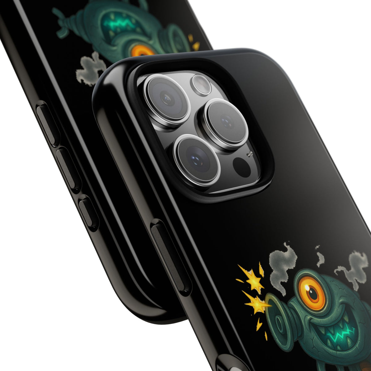 Phone Case — Cute Zombie Blaster Design with "I See You... And Now You're Toast"