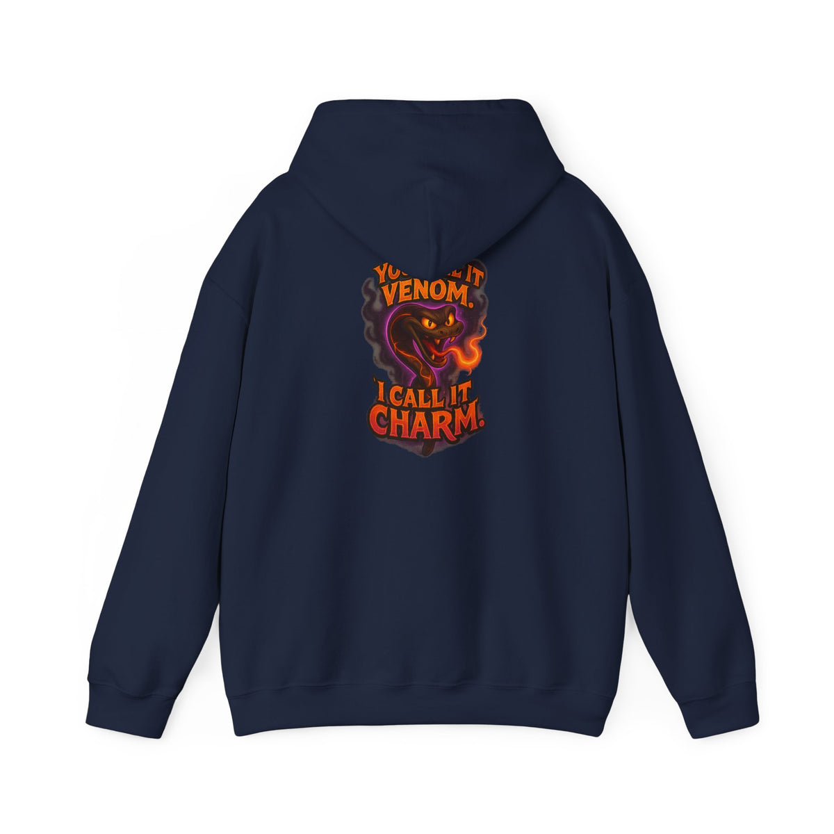 Venom I Call It Charm Hoodie — Spooky Snake Graphic Pullover