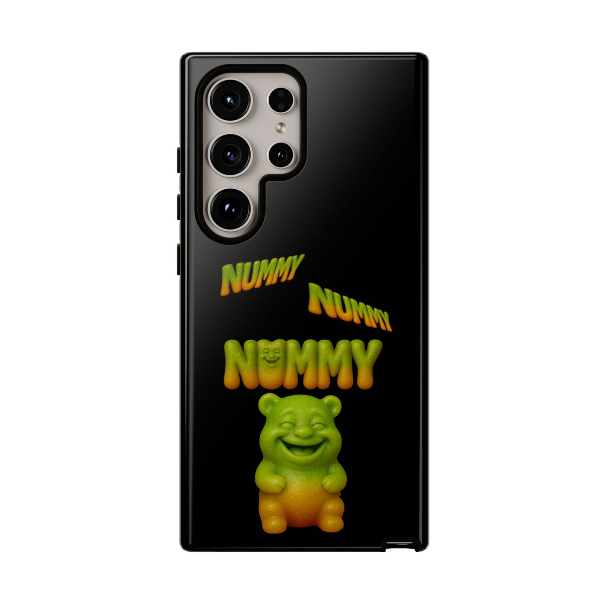 Nummy Gummy Phone Case — Cute Retro Green Gummy Bear Protective Case