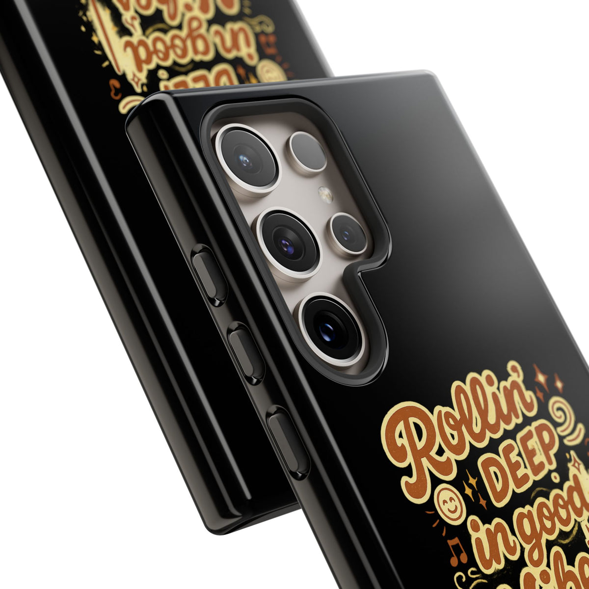 Phone Case — "Rollin' Deep in Good Vibes" Cartoon Retro Design