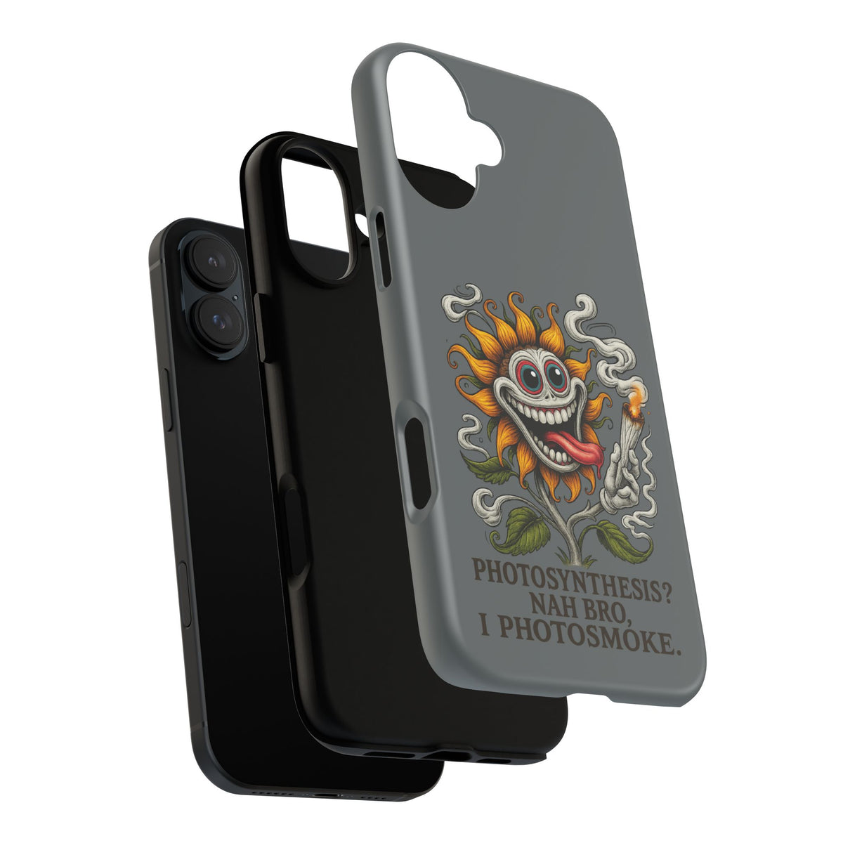 Photosmoke Sunflower Phone Case — Funny Stoner Botanical iPhone Cover