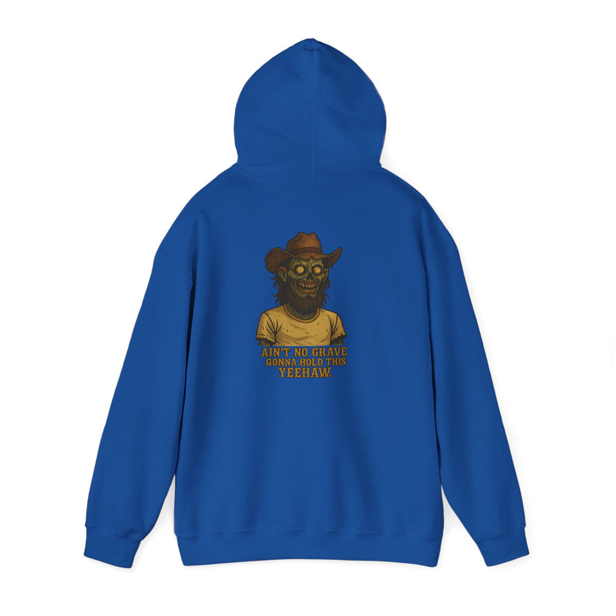 Hoodie - 'Ain't No Grave Could Hold This' Haunted Monster Graphic Pullover