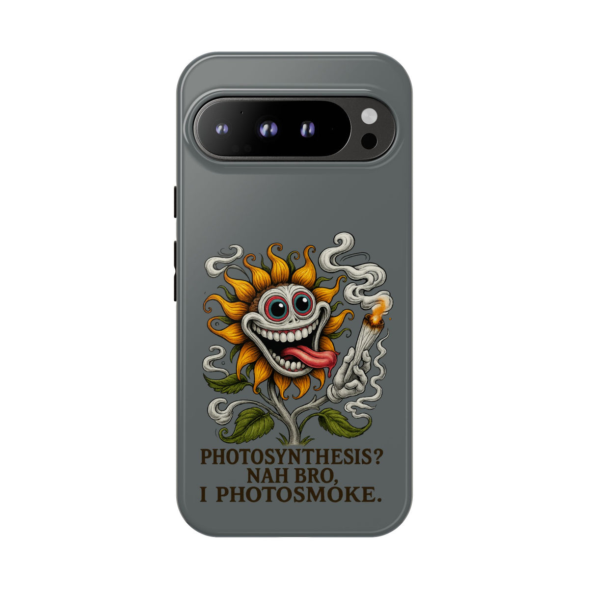 Photosmoke Sunflower Phone Case — Funny Stoner Botanical iPhone Cover