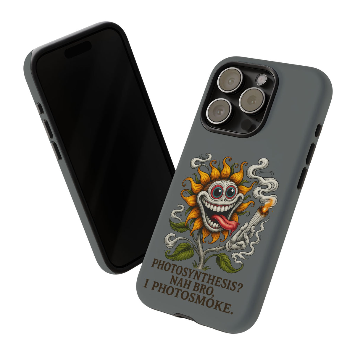 Photosmoke Sunflower Phone Case — Funny Stoner Botanical iPhone Cover