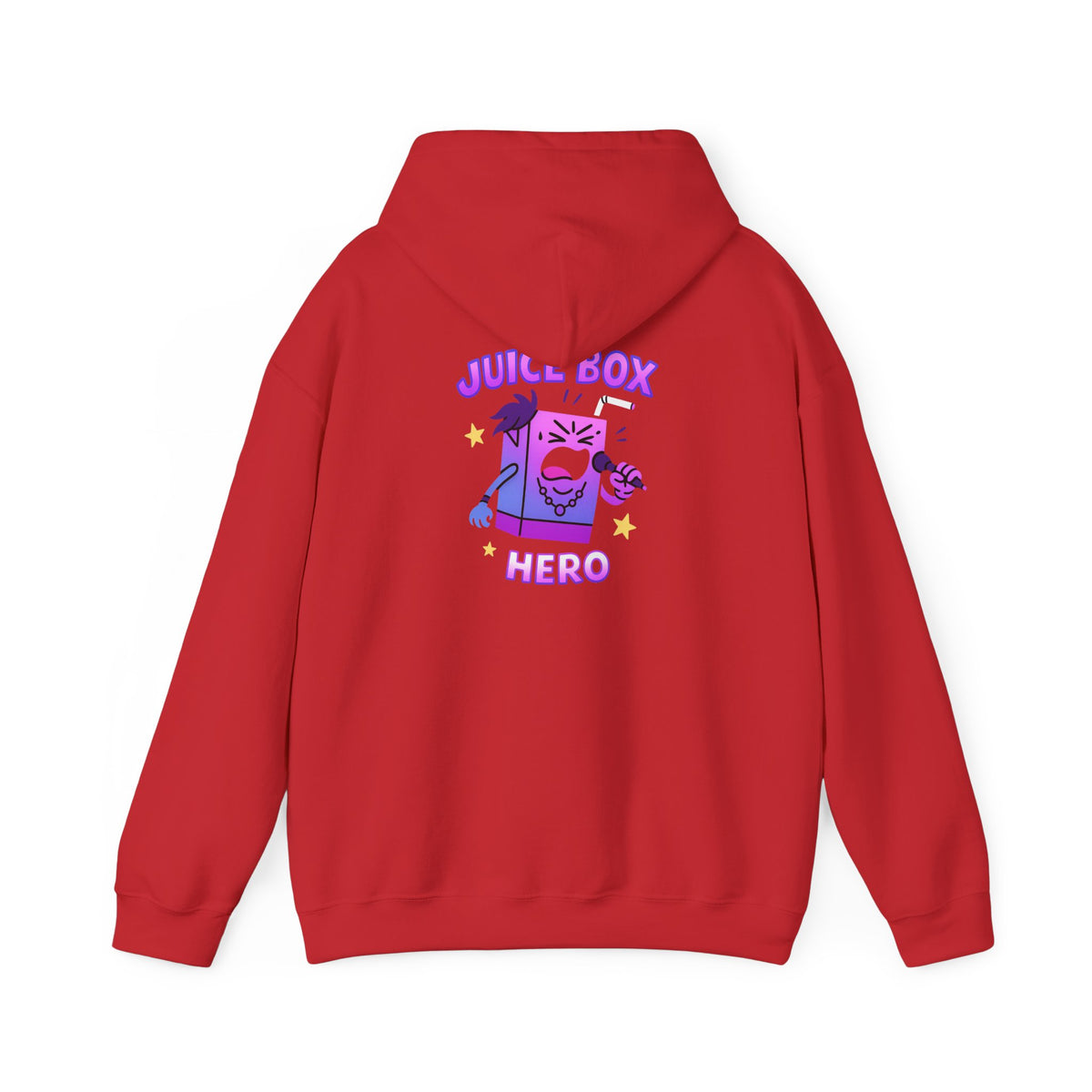 Juice Box Hero Hoodie — Playful Cartoon Juice Box Graphic Sweatshirt