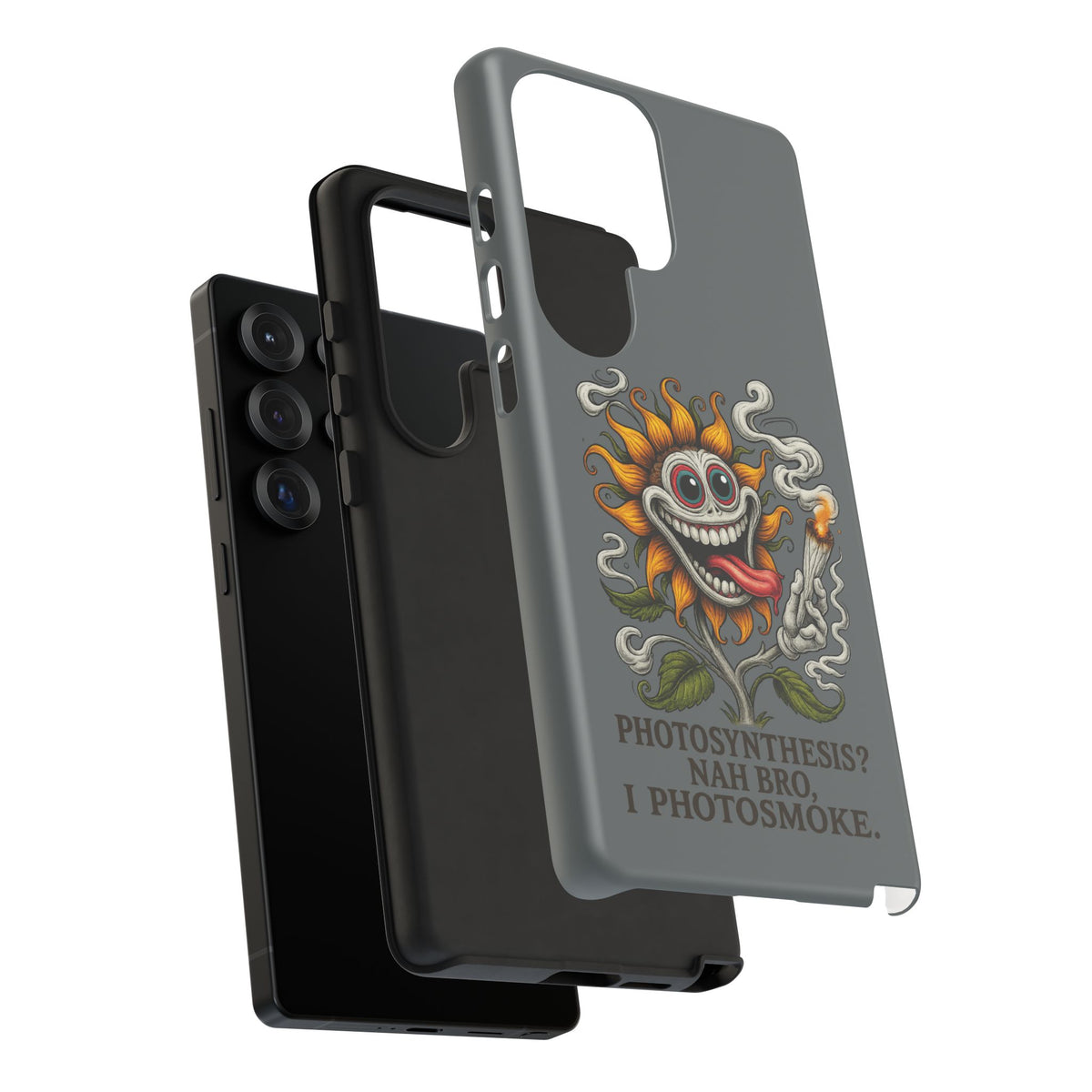 Photosmoke Sunflower Phone Case — Funny Stoner Botanical iPhone Cover