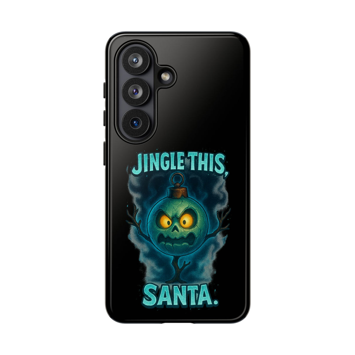 Phone Case - 'Jingle This, Santa' Spooky Holiday Protective Case