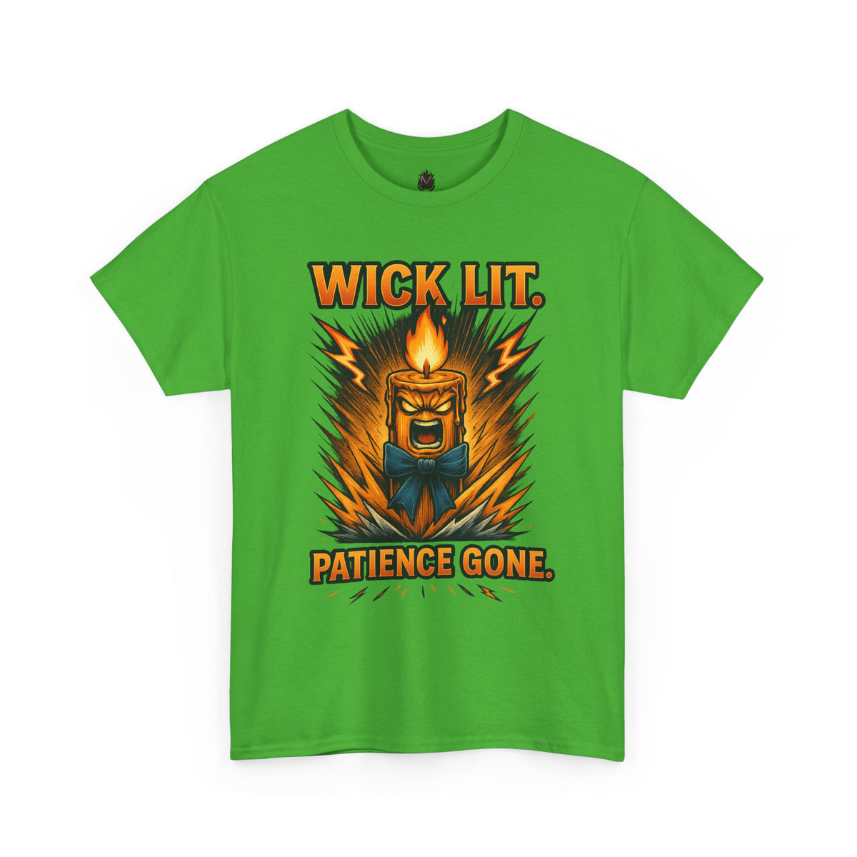Wick Lit Candle Rage Tee | Patience Gone Graphic T-Shirt