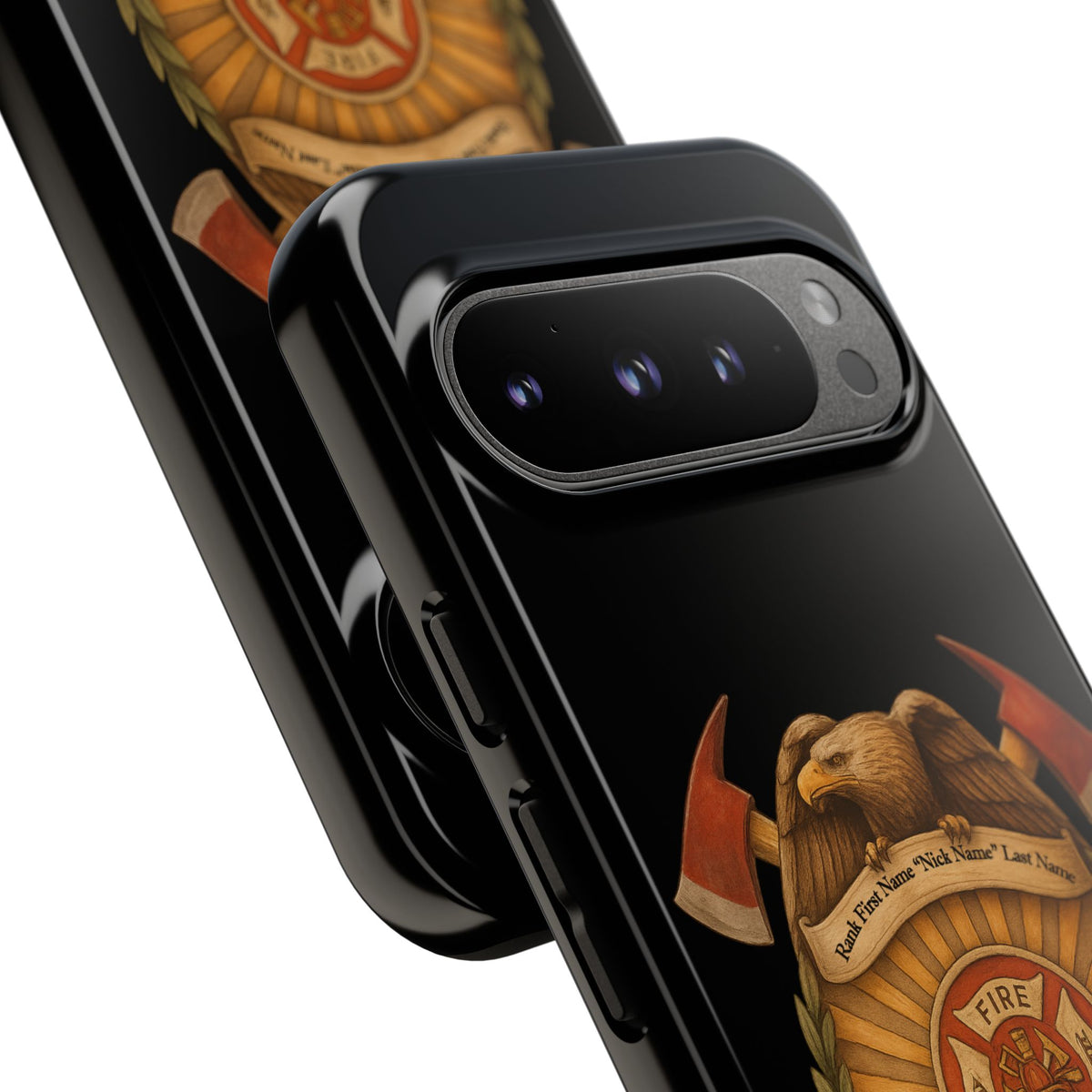 Firefighter Badge Phone Case — Tough Cases Customizable Emblem Design
