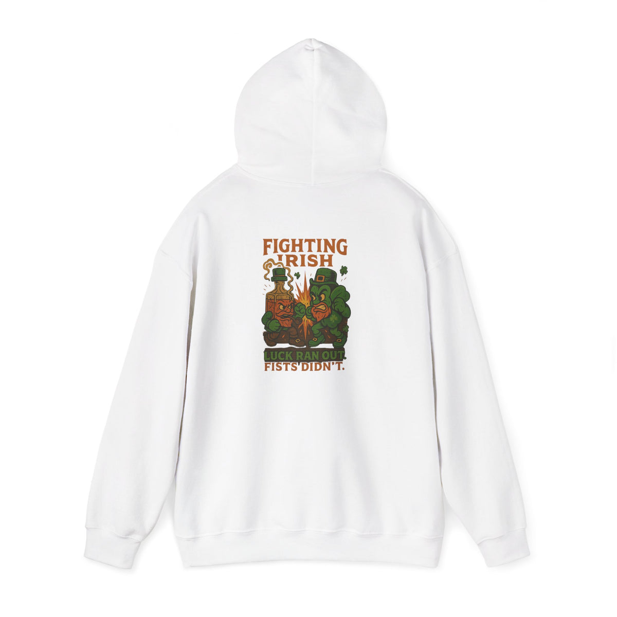Irish Fighting Leprechaun Hoodie – St. Patrick's Day Shamrock Sweatshirt