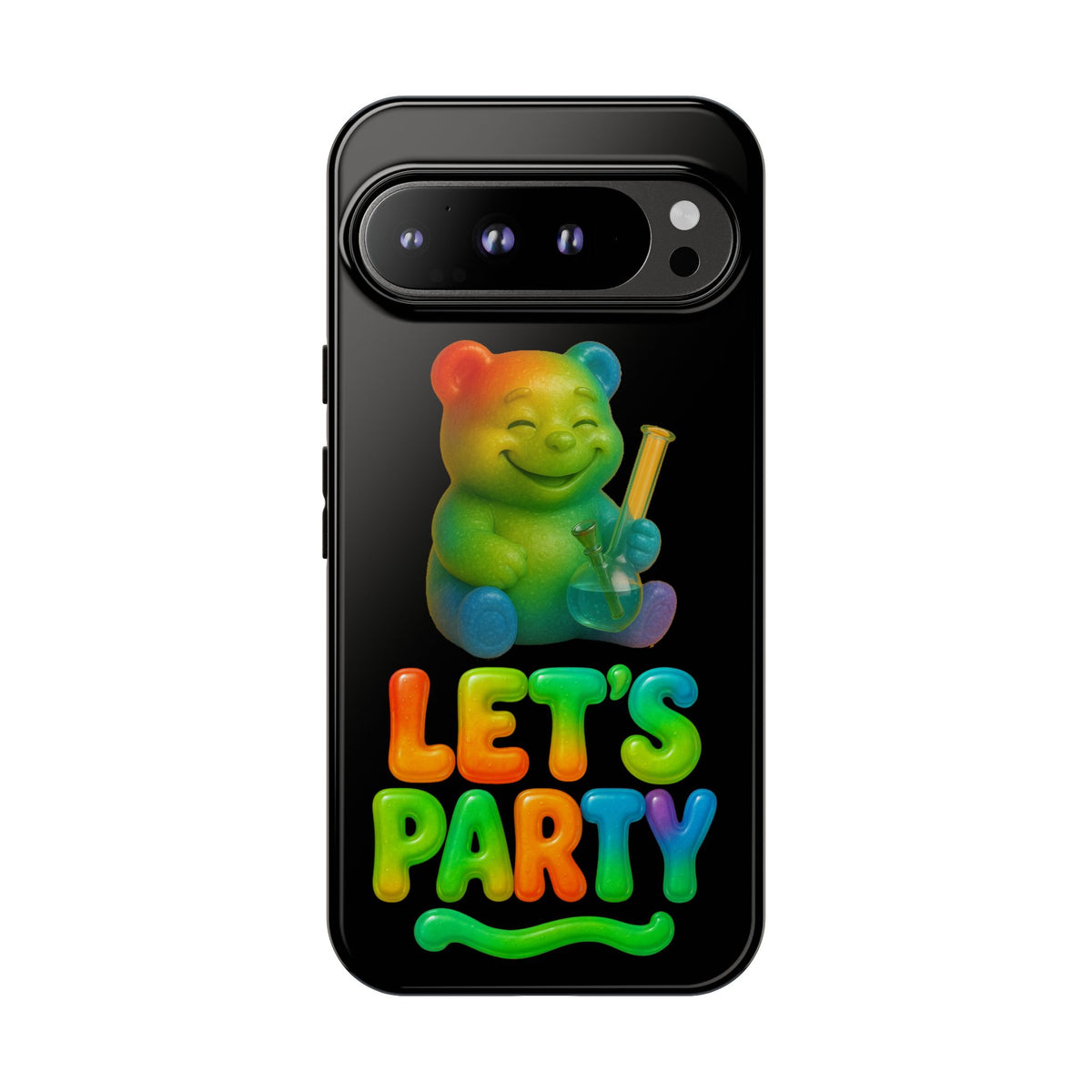 Let's Party Rainbow Bear Phone Case