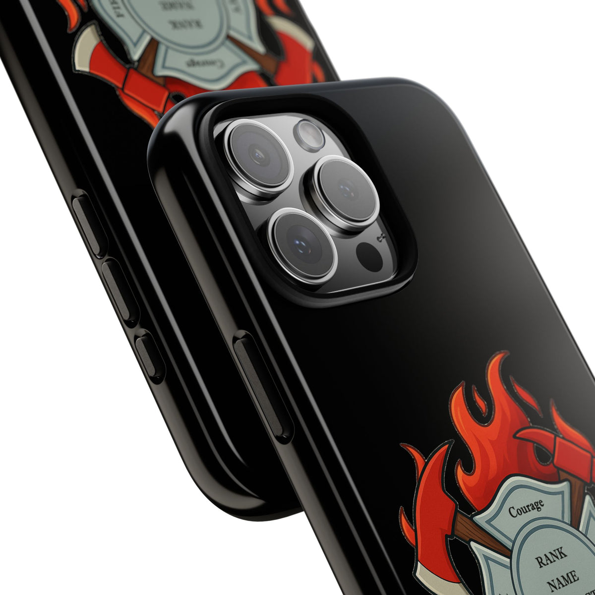 Firefighter Maltese Cross Phone Case — Custom Rank/Name/District Design
