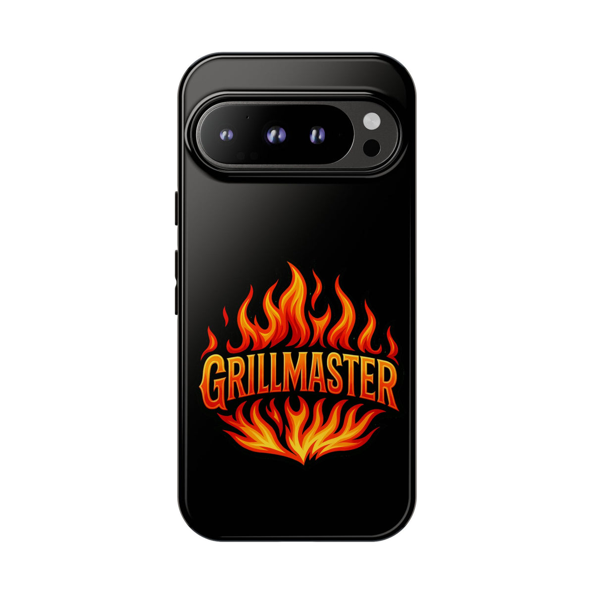 Grillmaster Phone Case — Flame Logo Protective iPhone Cover